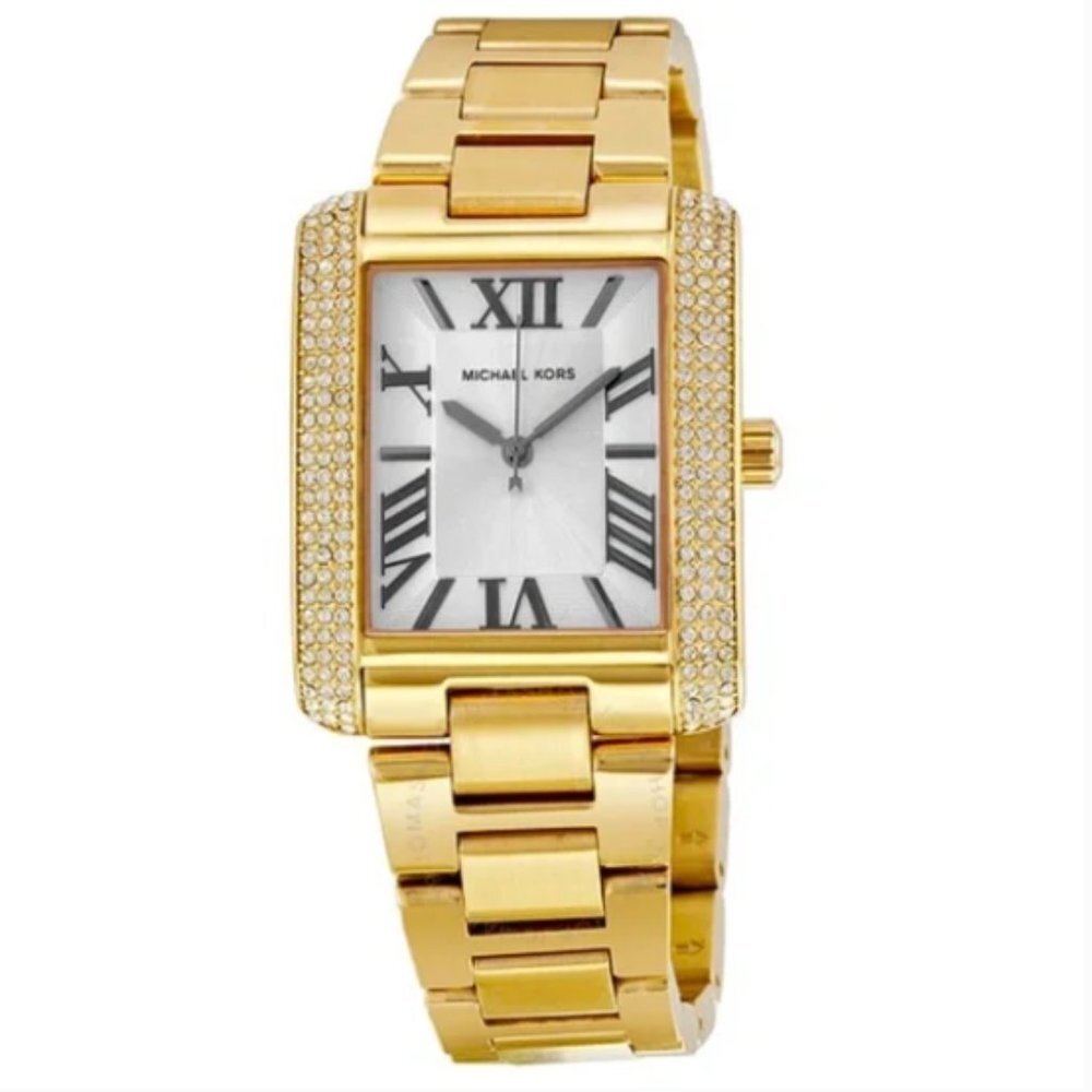 Michael Kors Gold Watch with White Dial